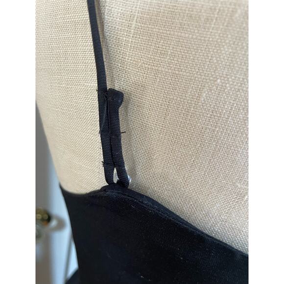 L'Academie Fringed Black Party Dress The Nanette Midi Length Size Small - Picture 8 of 9